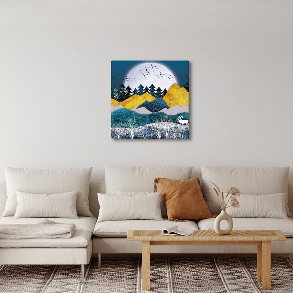 Obraz - Polární krajina (30x30 cm)