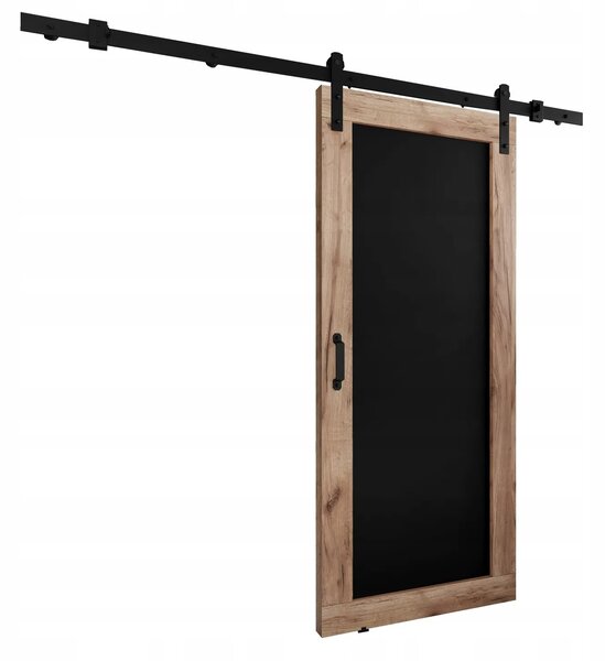 Posuvné dveře LOFT ADIO 1 dub Craft zlatý złoty + černý 60