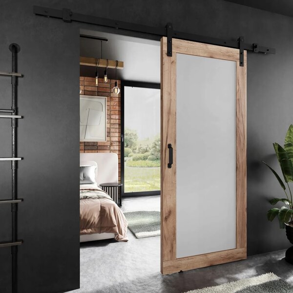 Posuvné dveře LOFT ADIO 1 dub Craft zlatý + bílý 60