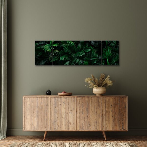 Obraz - Tropické kapradí (170x50 cm)