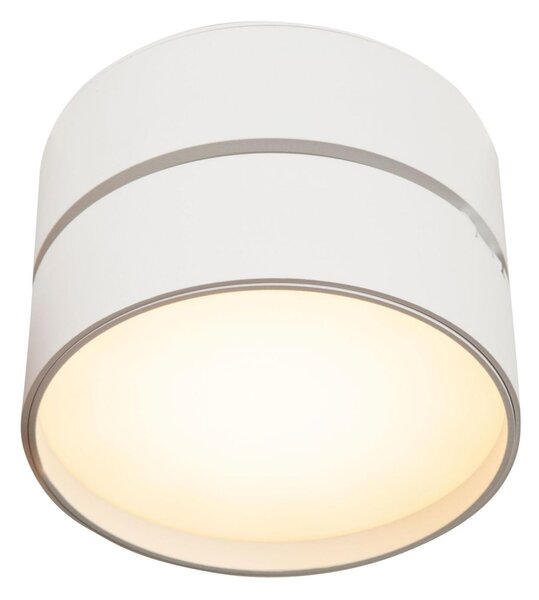 Maytoni Moderní stropní LED svítidlo ONDA, 18W, ⌀ 12 cm Barva: Černá, Teplota světla: 3000K - teplá bílá