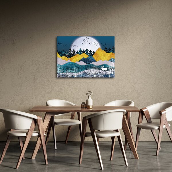 Obraz - Polární krajina (70x50 cm)