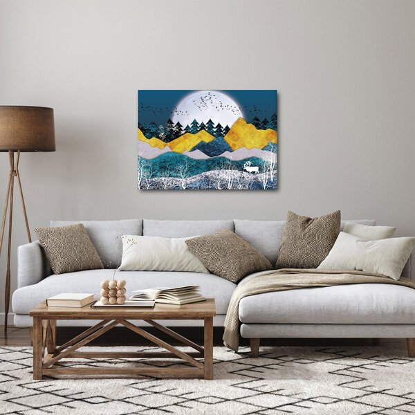 Obraz - Polární krajina (70x50 cm)