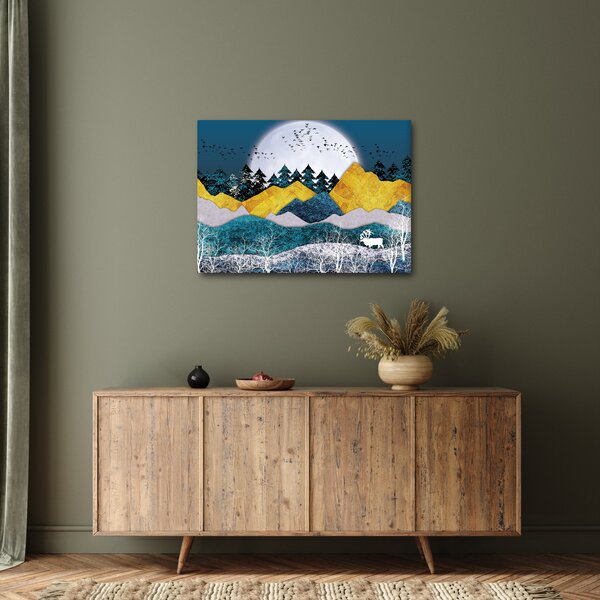 Obraz - Polární krajina (70x50 cm)
