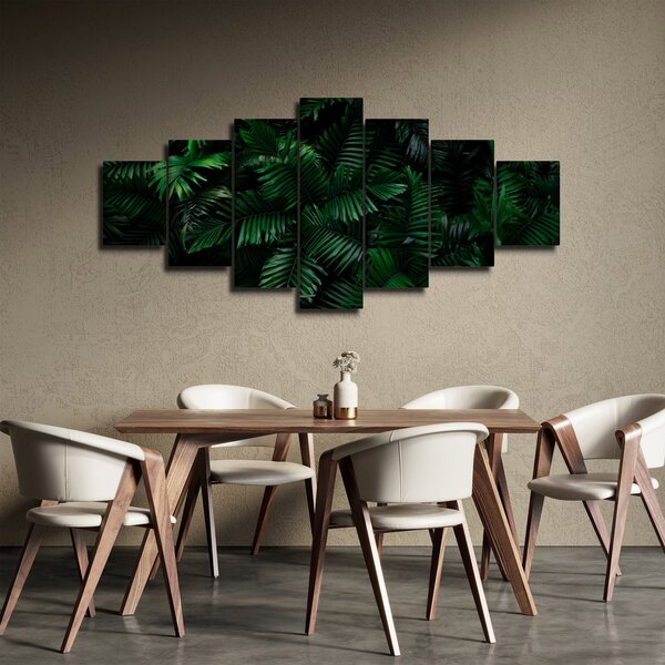 Obraz - Tropické kapradí (210x100 cm)