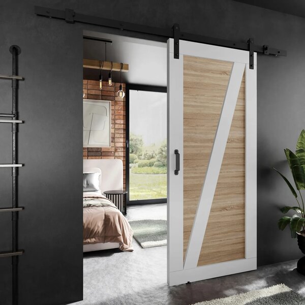 Posuvné dveře LOFT ADIO 3 bílý + dub sonoma 60