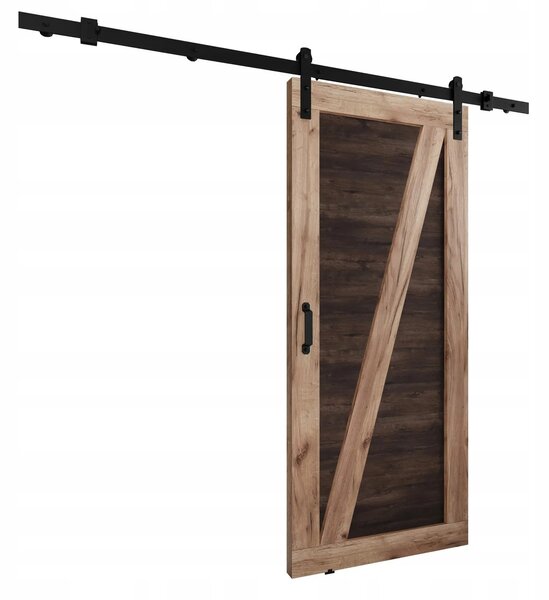 Posuvné dveře LOFT ADIO 3 craft + tmavý jasan 60