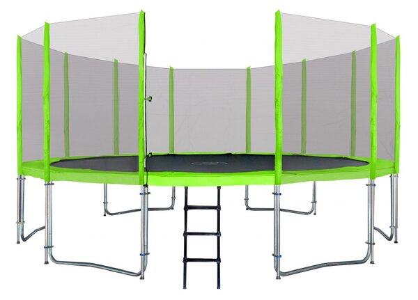 Zahradní trampolína SKY 487 cm zelená TRAMP.16FT.ZIE