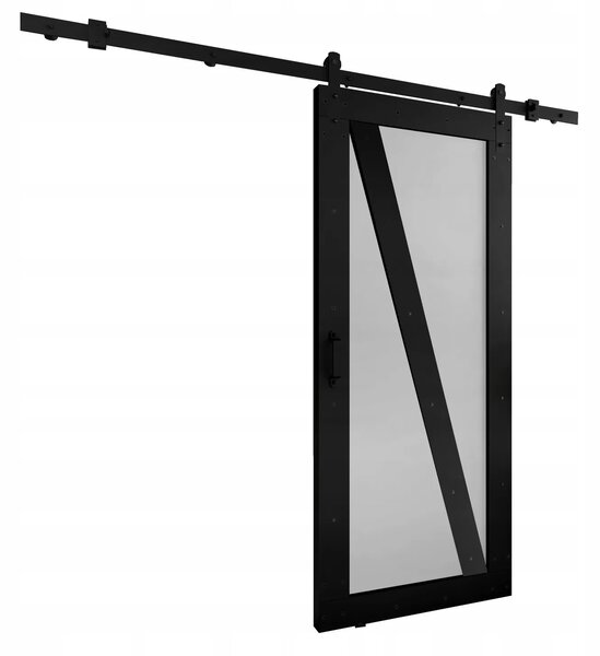 Posuvné dveře LOFT ADIO 4 černý + bílý 60
