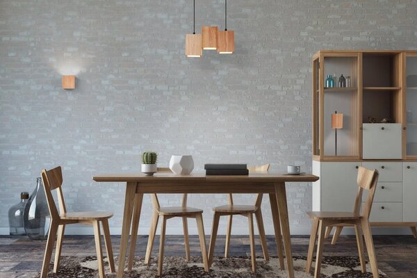 Chytrá WiFi stolní lampa DECOR WOOD TABLE, laditelná bílá