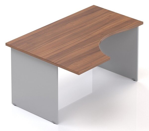 Rauman Kancelářský stůl Visio LUX 136x70/100 cm levý Barva: Ořech