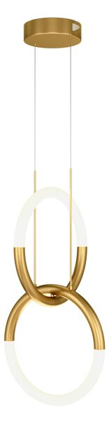 Maytoni Závěsné LED svítidlo NODE, 18W, Ø 34 cm, CRI90 Barva: Zlatá
