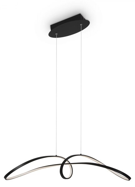 Maytoni Závěsné LED svítidlo CURVE, 42W, d. 92 cm, CRI85 Barva: Zlatá