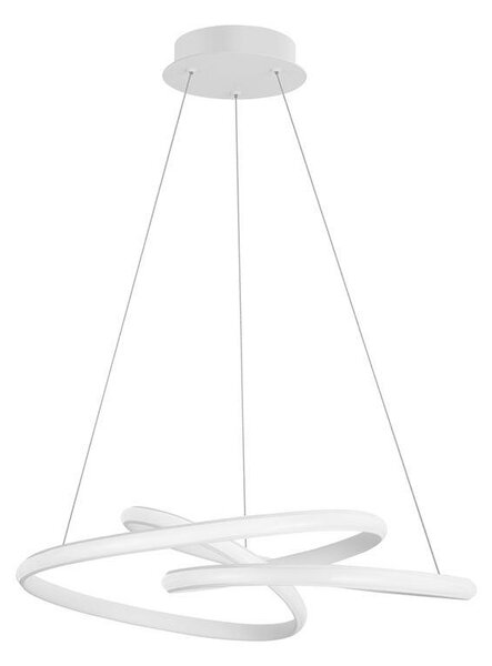 Nova Luce Závěsné LED svítidlo MENTON, 43W 3000K stmívatelné Barva: Bílá