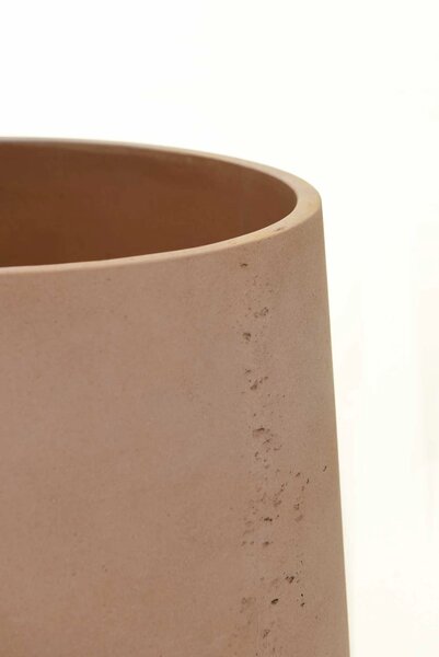 Květináč TROPICO, sklolaminát, výška 29 cm, oranžová