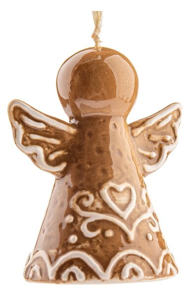 Keramická vánoční ozdoba 7 cm Angel – Dakls