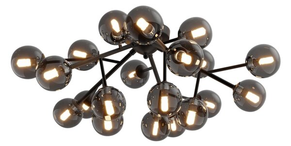 Maytoni Luxusní stropní svítidlo DALLAS, 28W, v. 25 cm, 20xG9 Barva: Černá