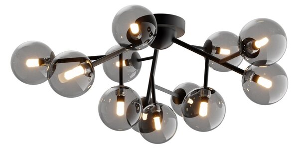 Maytoni Luxusní stropní svítidlo DALLAS, 28W, v. 20 cm, 12xG9 Barva: Černá