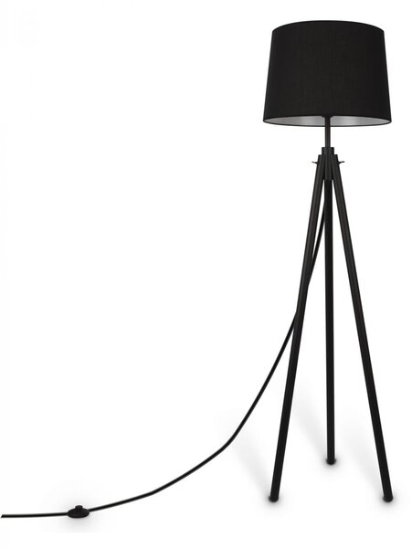 Maytoni Stojací lampa Calvin, 60W, V. 164,2 cm, 1xE27 Barva: Černá