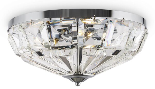 Maytoni Luxusní stropní svítidlo FACET, 60W, ⌀ 39,6 cm, 4xE14 Barva: Chrom