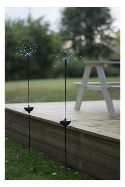 Venkovní solární LED svítidlo s barevnými diodami Star Trading Firework, výška 100 cm