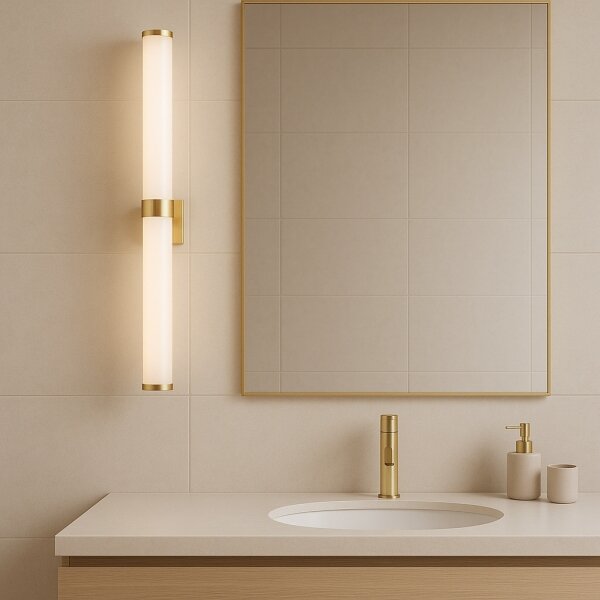 Argon 8926 - LED Koupelno osvětlení zrcadla BATUMI LED/24W/230V 3000K IP44 zlatá