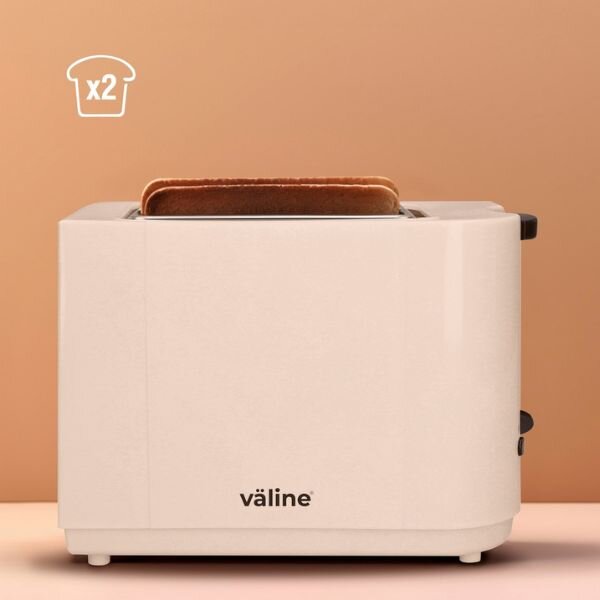 Topinkovač na 2 toasty Väline Avocato 700W funkce přihřátí a rozmrazení bílý 3 roky zár