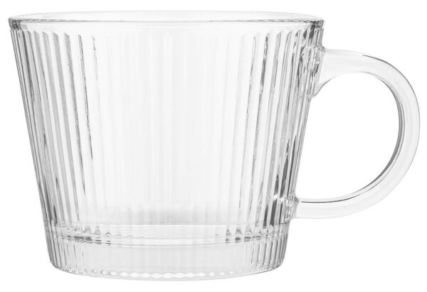 Altom Skleněný hrnek s ouškem Selena, 370 ml, sada 6 ks