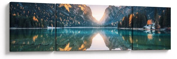 Obraz - Horské jezero (170x50 cm)