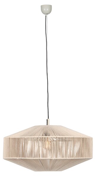 Závěsné svítidlo Japandi hnědé lano 61cm - Svea
