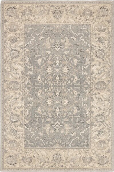 Kusový koberec vlněný Agnella Agnus Hetman Siwy Béžový Šedý (binding) Rozměr: 170x240 cm
