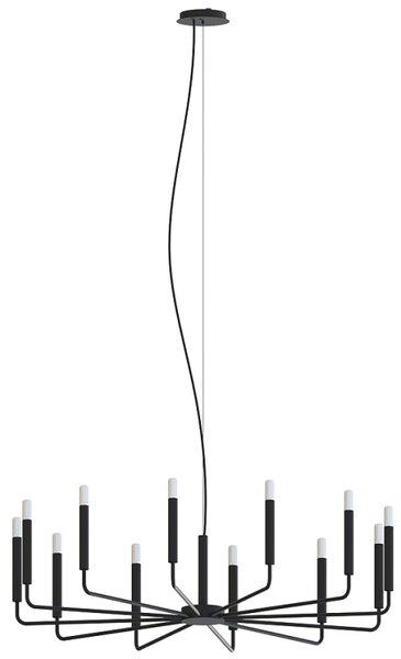 Nowodvorski Lighting Závěsné svítidlo na lanku 11464 ORTO XII BLACK B