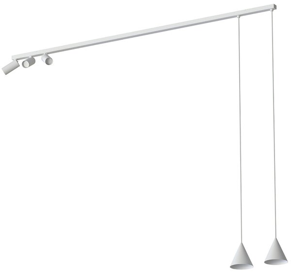 Nowodvorski Lighting Závěsné svítidlo na lanku 11446 FOURTY V ZWIS WHITE