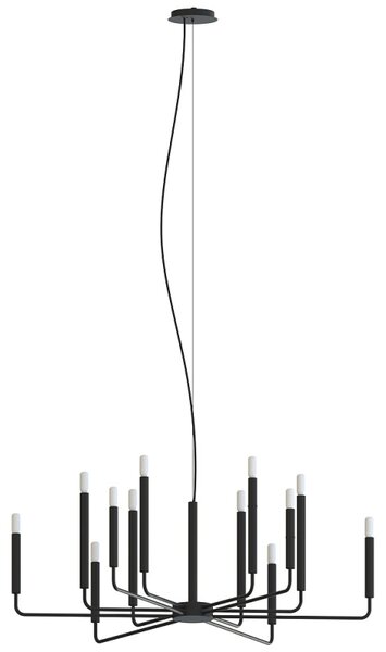 Nowodvorski Lighting Závěsné svítidlo na lanku 11462 ORTO XII BLACK A