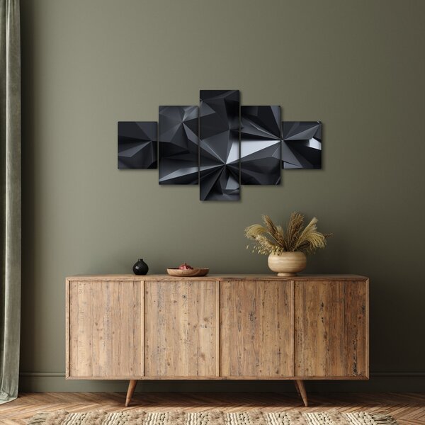 Obraz - Geometrická abstrakce (125x70 cm)