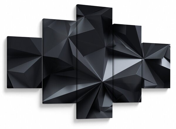 Obraz - Geometrická abstrakce (125x70 cm)
