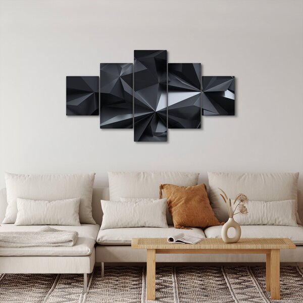 Obraz - Geometrická abstrakce (125x70 cm)