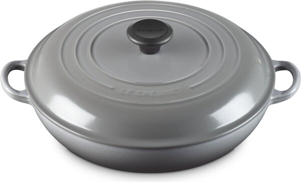 Le Creuset 25032305412463 Hrnec Gourmet nízký 30 cm, světle šedý