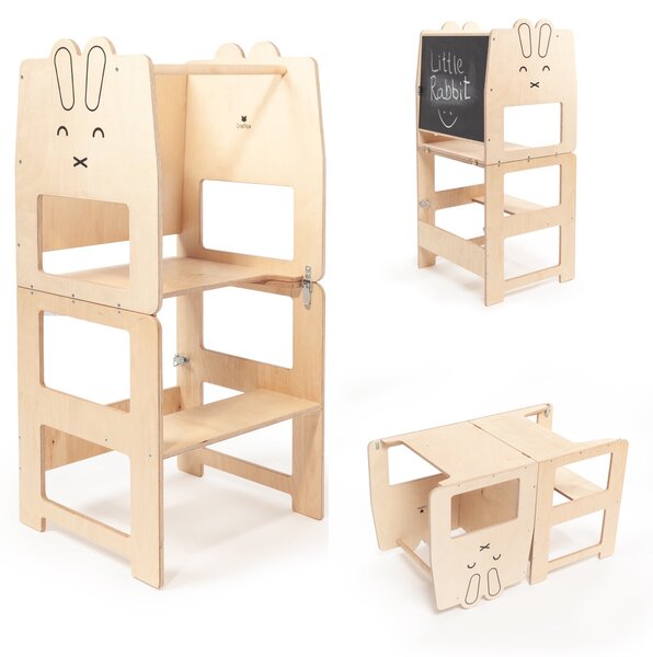 Multifunkční učící věž králík přírodní by Craffox
