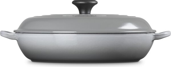 Le Creuset 25032305412463 Hrnec Gourmet nízký 30 cm, světle šedý