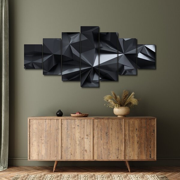 Obraz - Geometrická abstrakce (210x100 cm)