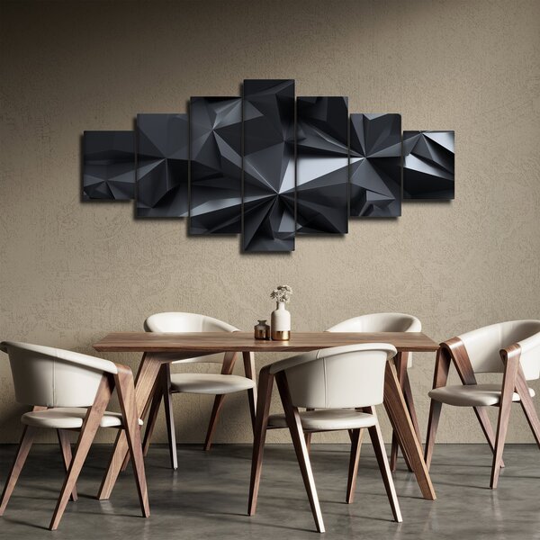 Obraz - Geometrická abstrakce (210x100 cm)