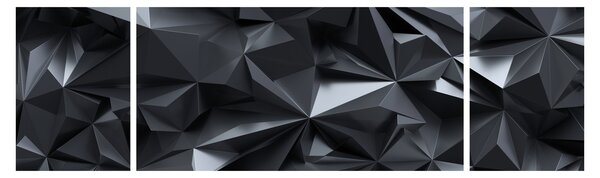 Obraz - Geometrická abstrakce (170x50 cm)