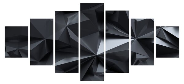 Obraz - Geometrická abstrakce (210x100 cm)