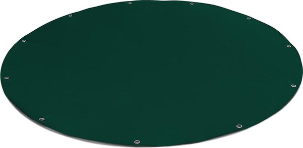 (600 g/m²) Kulatá plachta na nákladní auto/PVC plachta s 20mm oky (zelená RAL6005, 280 cm) Krycí plachta na bazén Krycí plachta na bazén Podloka pod bazén Ochranná plachta na bazén