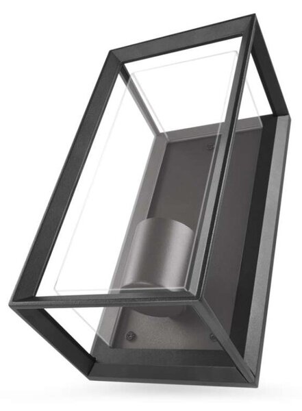 EMOS LED zahradní nástěnné svítidlo MALVA, 13 × 12 × 25 cm, 1 × E27, 15 W 1554000010