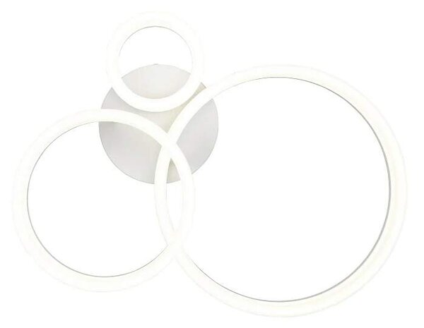 Trio Leuchten R63601331 SCOPE - Stropní LED bílé svítidlo 51 x 40,5cm, 32W, 4200lm, 4000K (Moderní stropní přisazený lustr v bílé barvě)