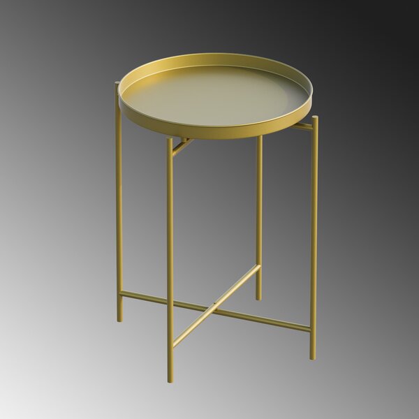 Kalune Design Odkládací stolek Shb-007-A zlatý