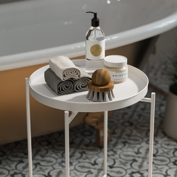 Kalune Design Odkládací stolek Shb-007-B bílý