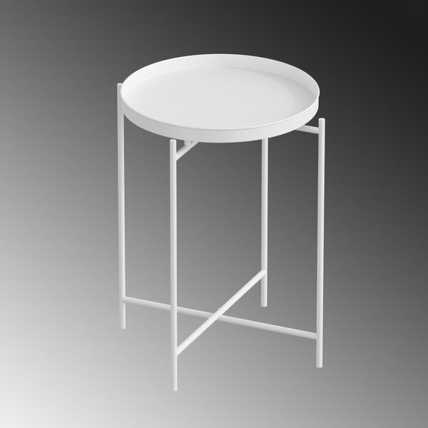 Kalune Design Odkládací stolek Shb-007-B bílý